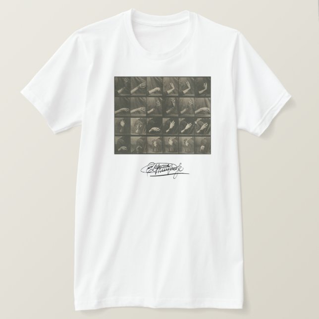T-shirt Locomotion animale Eadweard Muybridge (Design devant)