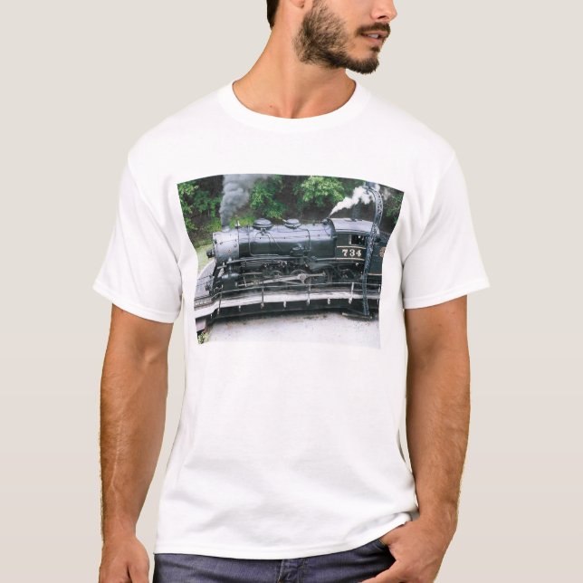 T-shirt Locomotive à vapeur (Devant)