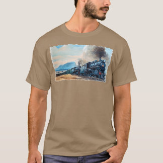 T-shirt Locomotive à vapeur à tête double 1