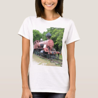 T-shirt Locomotive à vapeur américain vintage