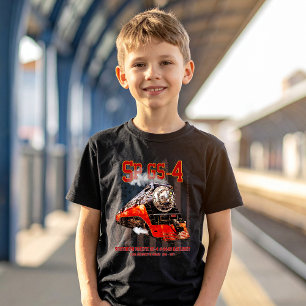 T-shirt Locomotive à vapeur classique du Pacifique Sud GS-
