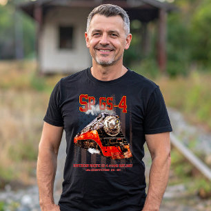 T-shirt Locomotive à vapeur classique Southern Pacific GS-