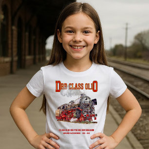T-shirt Locomotive à vapeur DRB Classe 01.10. Deutsche Rei