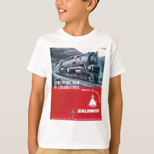 T-shirt Locomotive à vapeur S-2 locomotive de Baldwin