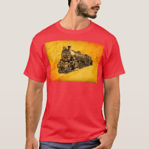 T-shirt Locomotive Dampflok vintage 1