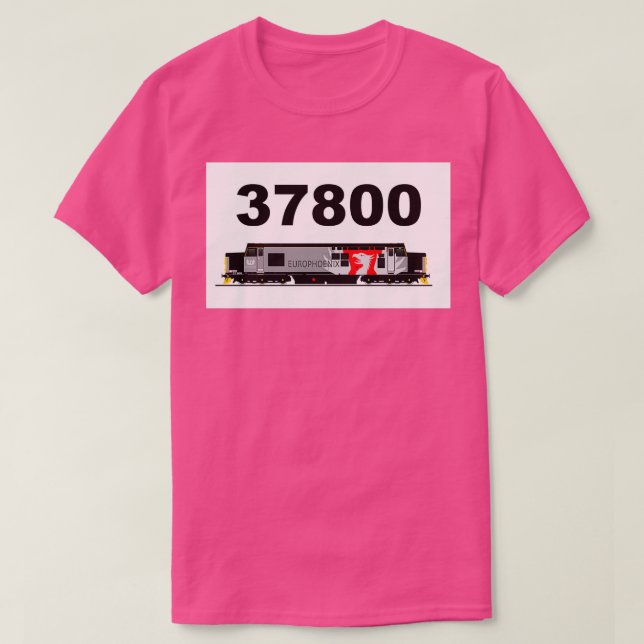 T-shirt locomotive de classe 37 (Design devant)