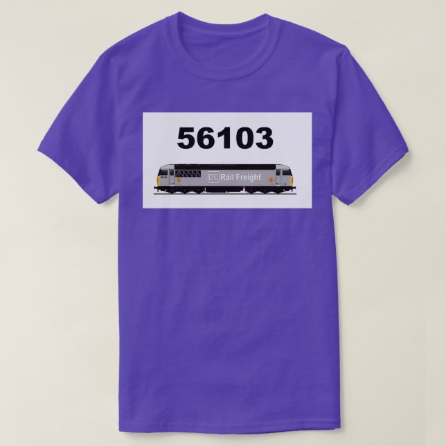 T-SHIRT LOCOMOTIVE DE CLASSE 56 (Design devant)