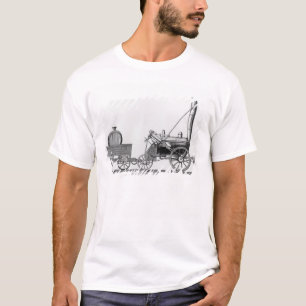 T-shirt Locomotive de George Stephenson, "Rocket", 1829