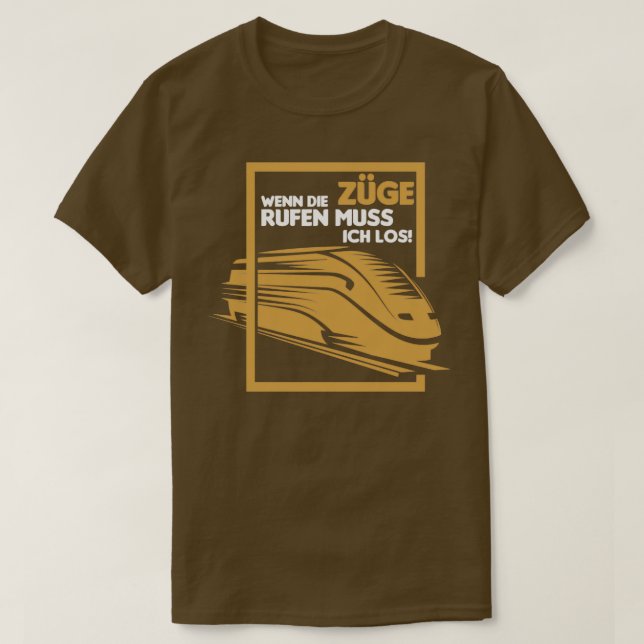 T-shirt locomotive de train ferroviaire 1 (Design devant)