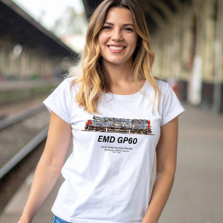 T-shirt Locomotive diesel EMD GP60 du Pacifique Sud