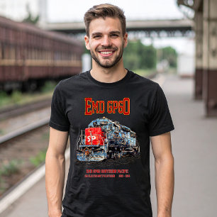 T-shirt Locomotive diesel EMD GP60 du Pacifique Sud
