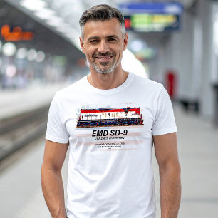 T-shirt Locomotive EMD SD-9 Livrée du 250e anniversaire de