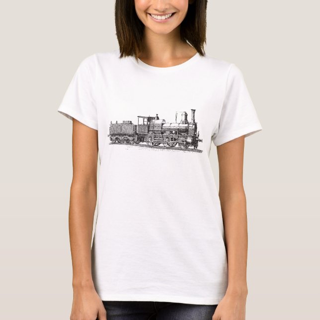 T-shirt Locomotive - Noir (Devant)