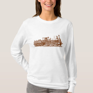 T-shirt Locomotive - Noix Brown