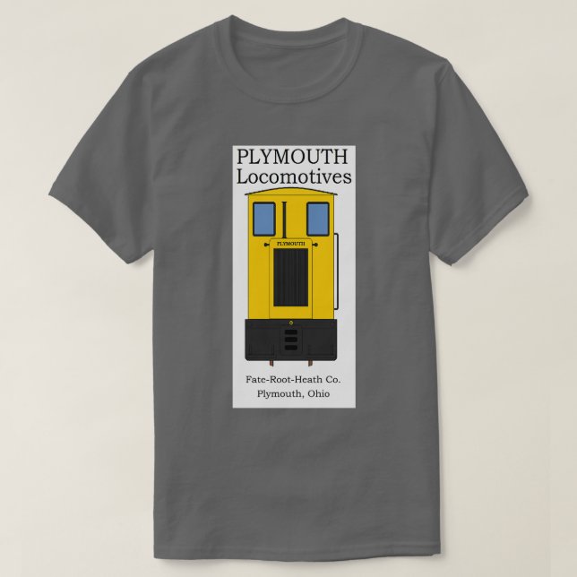 T-shirt Locomotive Plymouth Narge (Design devant)