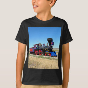 T-shirt Locomotive Steam Engine Train Photo