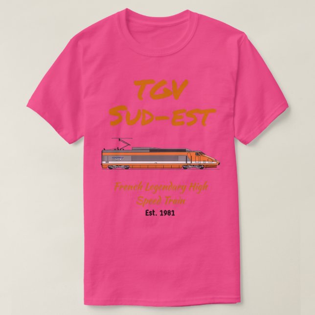 T-shirt Locomotive TGV SudEst (Design devant)