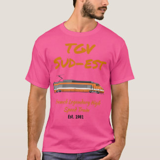 T-shirt Locomotive TGV SudEst