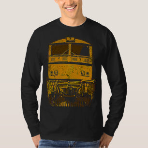 T-shirt Locomotive Train Fan Railfan Modèle Railroa