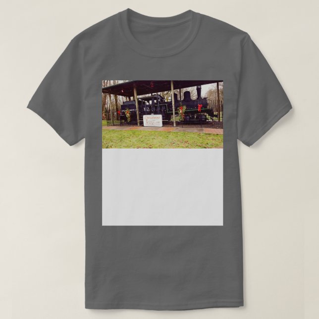 T-shirt Locomotive Vernonia Shay à Noël (Design devant)