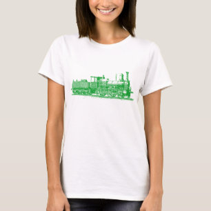 T-shirt Locomotive - Vert Gris