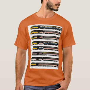 T-shirt Locomotives InterCity 125 1980 x27