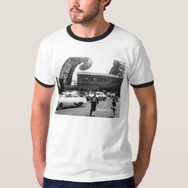 T-shirt L'Oct8pus est venu de la mer (Devant)