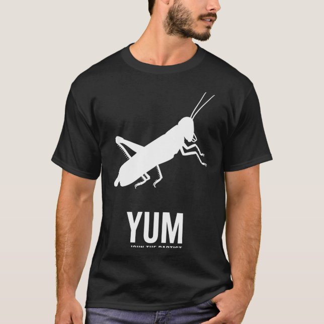 T-shirt Locust John The Baptist Funny Christian New Testam (Devant)