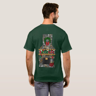 T-shirt Lodge Christmas 2024 (texte blanc)