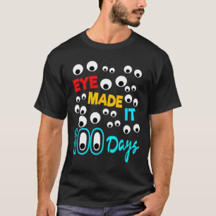 T-shirt L'Oeil L'A Fait 100 Jours 100 Jours D'Étudiant À L