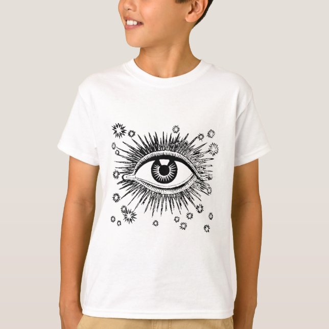 T-shirt L'oeil mystique voit tous (Devant)