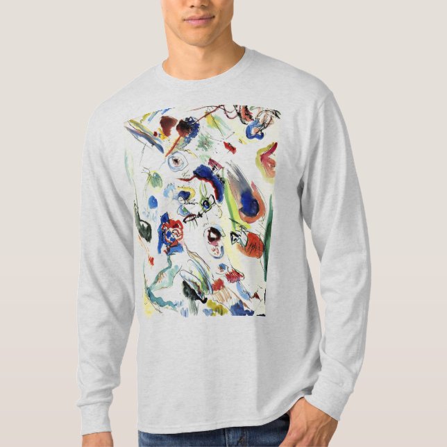 T-shirt L'oeuvre Abstraite de Kandinsky (Devant)