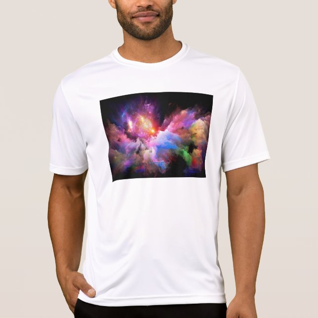 T-shirt L'oeuvre Cloud de SlipperyJoe abstraite surre vibr (Devant)