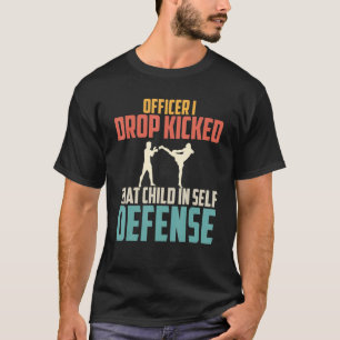 T-shirt L'Officier Que J'Ai Laissé A Lancé Cet Enfant En A