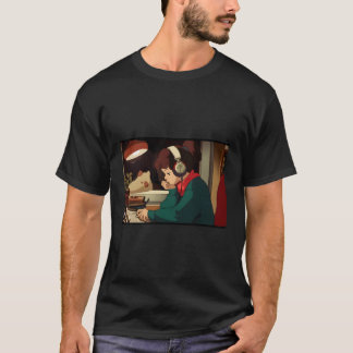 T-shirt Lofi Hip hop Chill Relaxant Jazz Hop Beats Étude