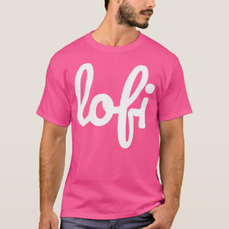 T-shirt Lofi Hip hop cursive