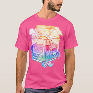T-shirt Lofi Sunset Juice Carton