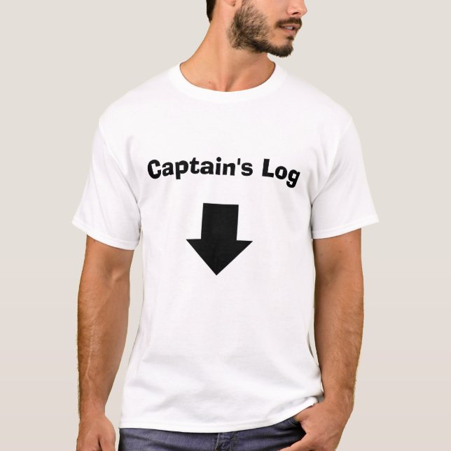 T-shirt Log de capitaine (Devant)