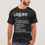 T-shirt LOGAN Définition Personnalized Funny Birthday<br><div class="desc">LOGAN Définition Personalized Nom Funny Birthday Venin Idea</div>