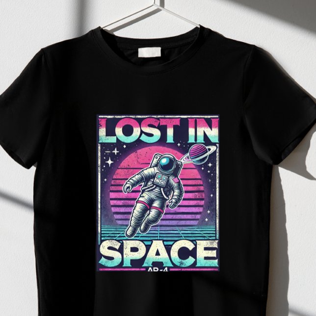 T-shirt loge dans l'espace (Créateur téléchargé)