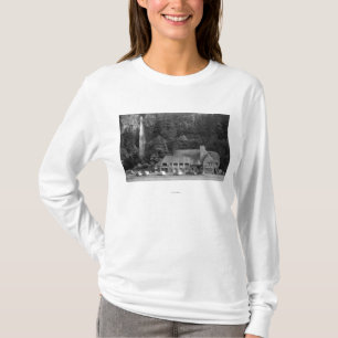 T-shirt Loge de Multnomah et photographie d'automnes