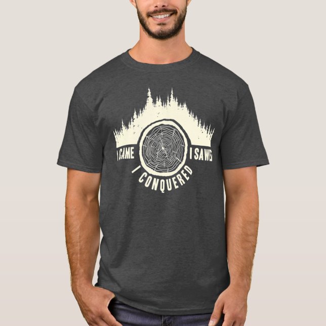 T-shirt Logeur de bûcherons drôles foresterie (Devant)