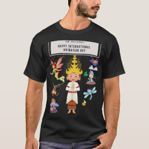 T-shirt logiciel d'animation bon marché