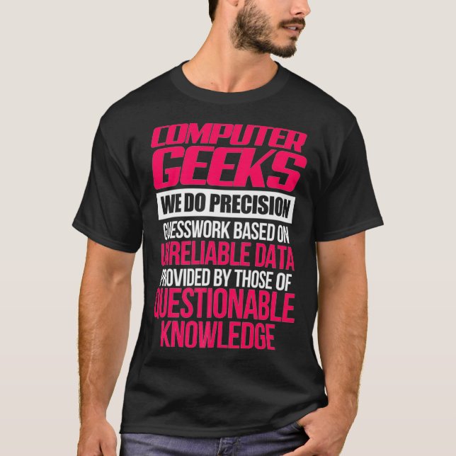 T-shirt Logiciel de codeur de programmeur Geek de l'ordina (Devant)