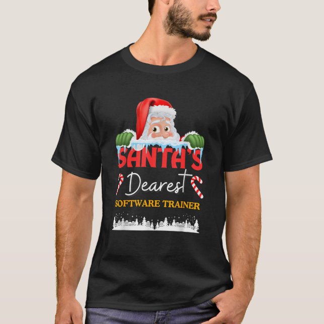 T-shirt Logiciel Enseignant Noël Travail Profession de tra (Devant)