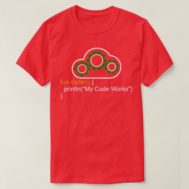 T-shirt Logiciel Ineer Kotlin programming Language Kotl (Design devant)