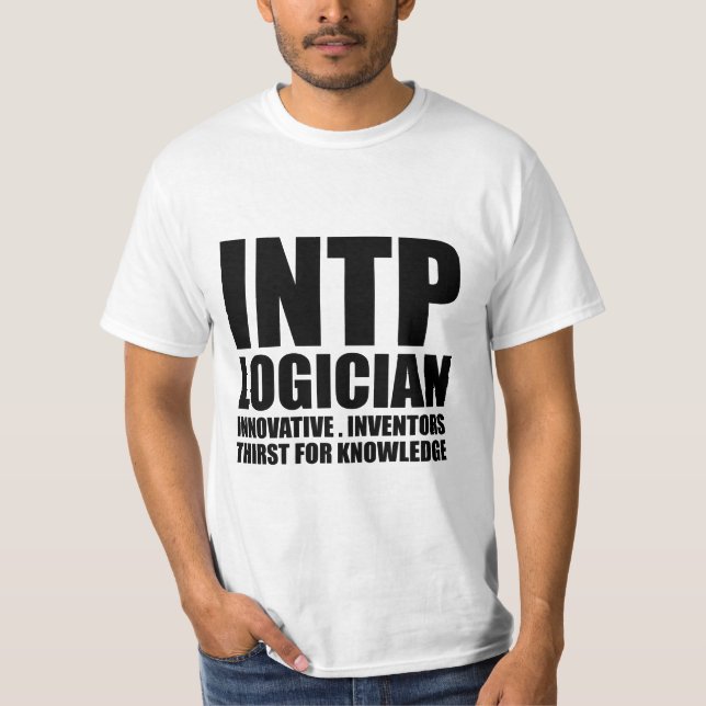 T-shirt Logicien INTP Introvert T Shirt (Devant)