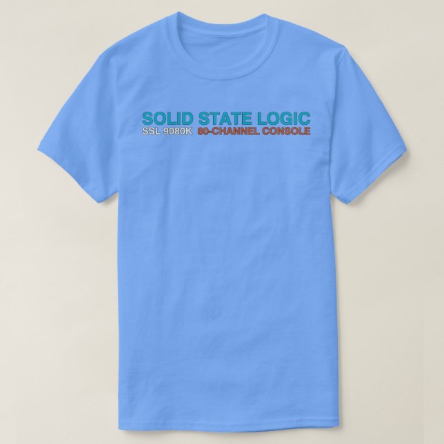T-shirt Logique à état solide coloré (Design devant)