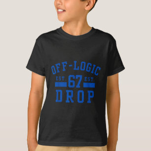 T-shirt Logique Athlétique Vintage 67 Drop Rétro Drôle Var