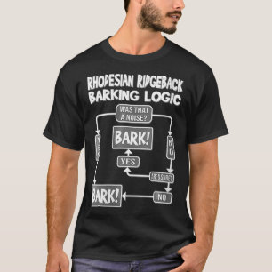 T-shirt Logique d'aboiements de chien pour femmes, don de